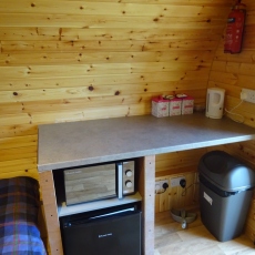 Pod kitchen area
