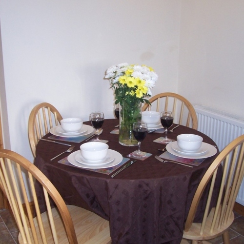 Dining Area at Shropshire Holiday Let
